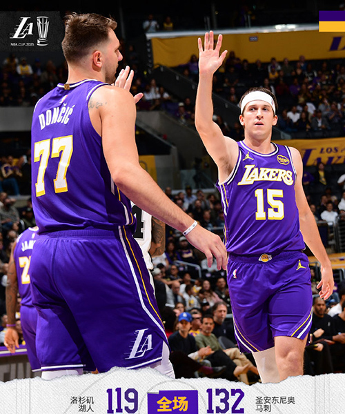 12月11日 NBA杯东部1/4决赛 马刺vs湖人 全场录像及集锦