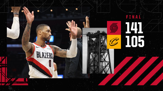 JRS低调看直播讯 5月6日讯 NBA常规赛，骑士主场迎战开拓者