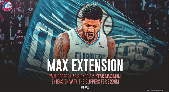 保罗-乔治续约<a href=/lanqiuall/clippers/ target=_blank class=infotextkey>快船</a>