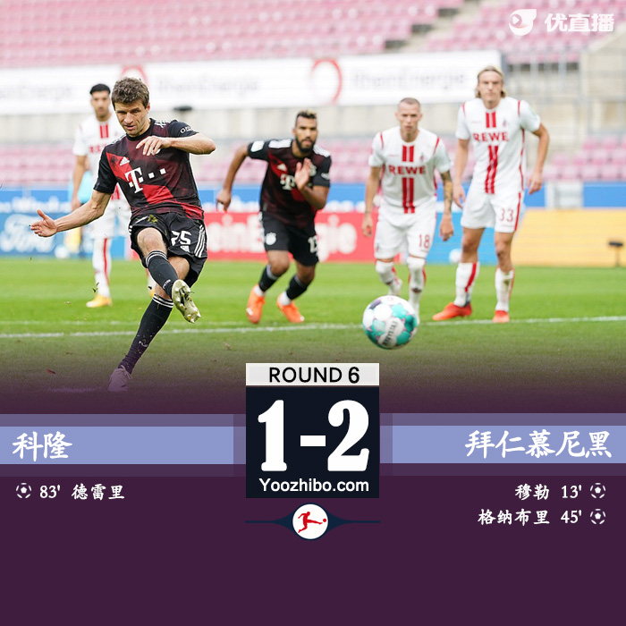 <a href=/zuqiuall/bayern/ target=_blank class=infotextkey>拜仁</a>慕尼黑2-1科隆