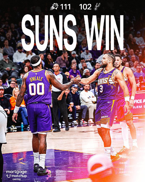 11月24日 NBA常规赛 马刺vs太阳 全场录像及集锦